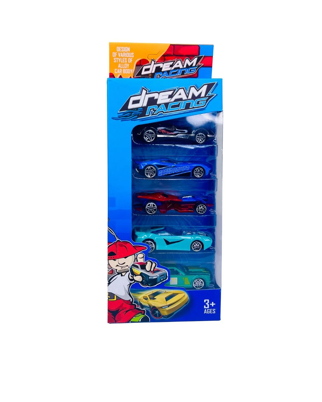 DREAMZ RACING – 5-Piece Alloy Car Set