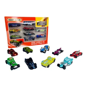 HEAT WAVE – 10-Piece Die-Cast Car Set